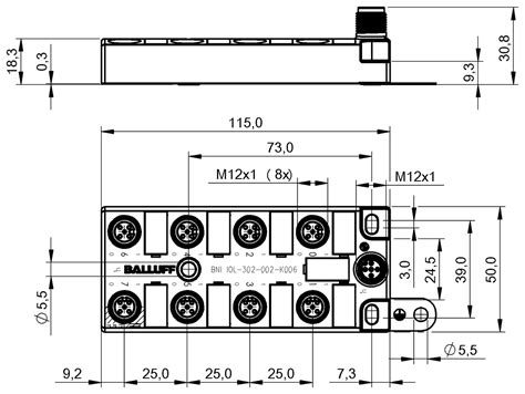 Bni Z Bni Iol K Io Link Sensor Actuator Hubs Balluff Usa