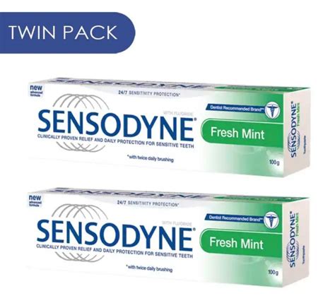 Sensodyne Fresh Mint Toothpaste 100g Twin Pack Lazada Ph