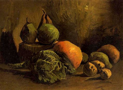 Ван Гог «Натюрморт с овощами и фруктами» | Fruit painting, Van gogh ...