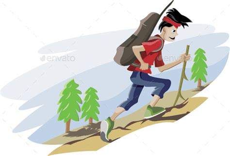 Mountain Climbing by etama | GraphicRiver