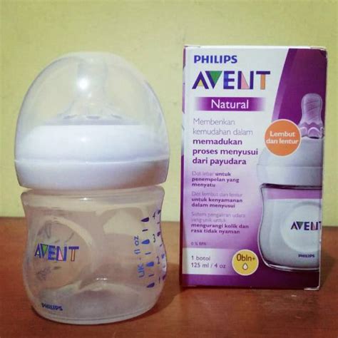 Jual Philips Avent Bottle Natural 125ml White Botol Susu Avent