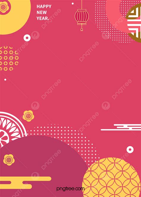 Red Festive Lunar New Year Traditional Background, New Year039, S Background, Traditional ...