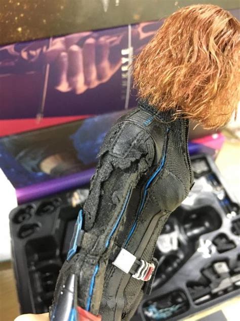 N 開封品 超多爆皮 有使用感 Hot toys mms288 black widow 黑寡婦 aou age of ultron hottoys avengers end game