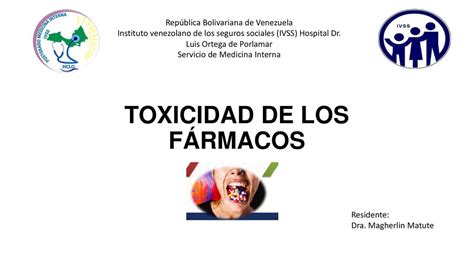 Toxicidad De Los F Rmacos Sharif Matute Udocz