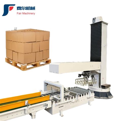 Automatic Palletizer Machine For Stacking Water Bottle Cartons And