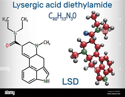 Lysergic acid diethylamide (LSD). It is a hallucinogenic drug ...