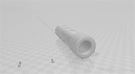 Продажа 3D-модели "Глушитель на АК-47 страйкбол"