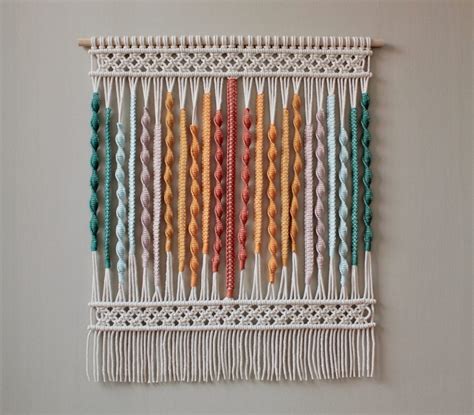 Estos Tapices De Macramé Te Deslumbrarán Con Sus Colores Y Texturas