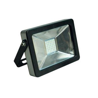 Light Projecteur Plat Smd W Lm K Ip Coloris Noir Fox