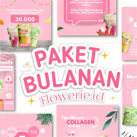 Jual Jasa Design Instagram Feed Story Paket Bulanan Design Feed