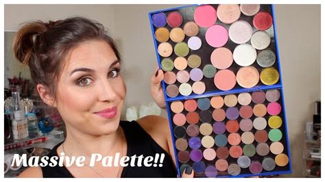 Huge Magnetic Makeup Palette Review Adept Cosmetics Bailey B Youtube