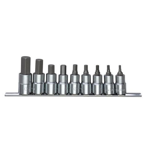 C Hex Bit Socket Set Drive Pcs Hanstool Indus Co Ltd