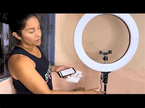 Minha Ring Light Que Comprei Na Shopee Youtube