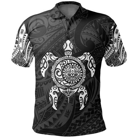 Aio Pride New Zealand Maori Polo Polynesian Turtle Tattoo Polo Shirt