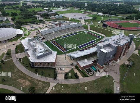 An Aerial View Of Panther Stadium At Blackshear Field On The Campus Of