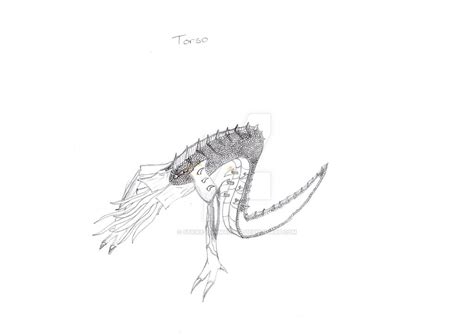 devouring alien torso creature  strike commander  deviantart