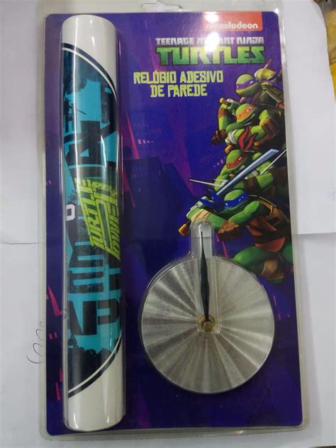 Relógio da Tartaruga Ninja Produto Vintage e Retro Nickelodeon Nunca