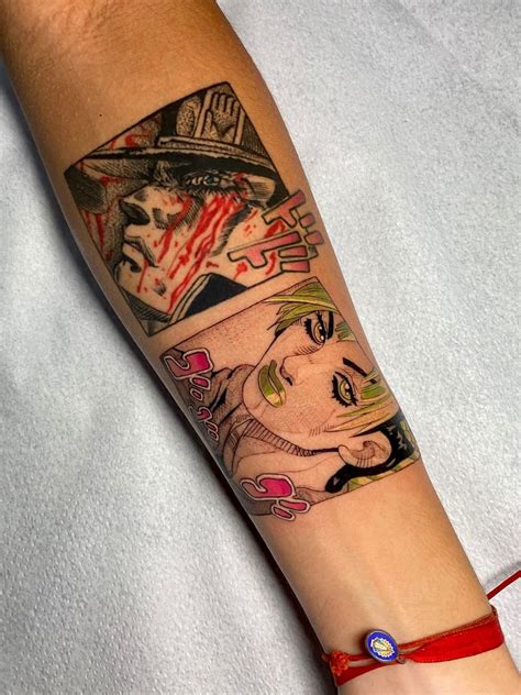 Jotaro X Jolyne Tattoo In Adventure Tattoo Jojos Bizarre