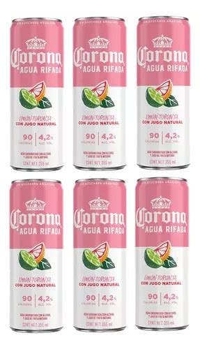 Corona Agua Rifada Limon Toronja 6 Pzas 355 Ml MercadoLibre