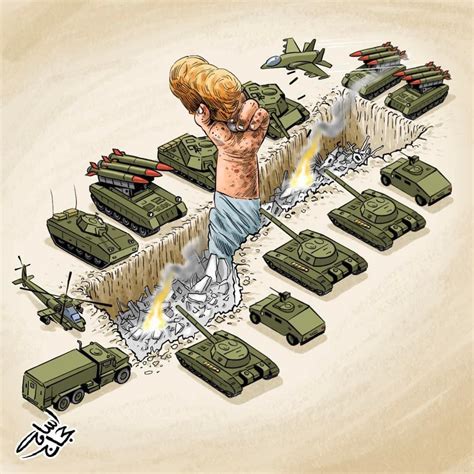 Cartoon: Gaza under non-stop Israeli attacks
