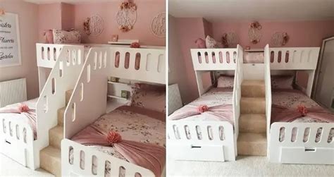 Mom Decorates Bedroom For 3 Daughters And People Love The Unique Three