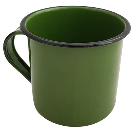 Caneca Esmaltada X Cara De Caf Ch Ml Caneca Agata Caneca Verde