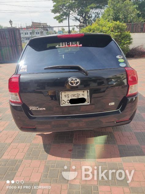 Toyota Fielder Black For Sale In Agrabad Bikroy