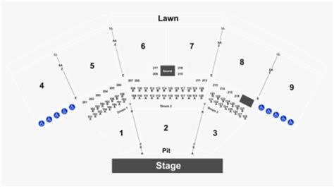 Pavilion At Toyota Music Factory Seating Chart Hd Png Download Kindpng