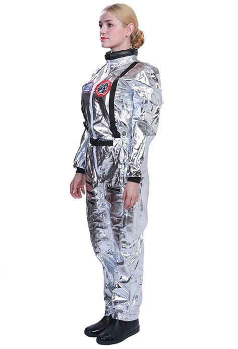 Combinaison Argentée Cosplay Astronaute Halloween Costume à Vendre