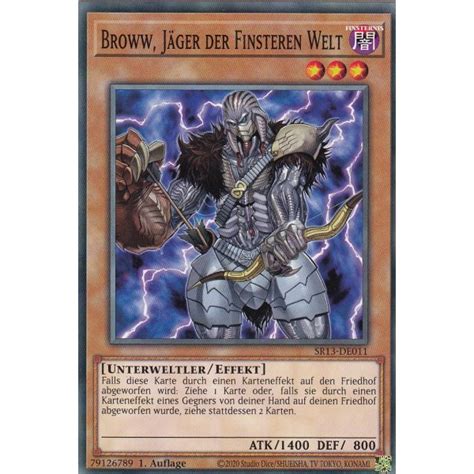 Broww J Ger Der Finsteren Welt Sr De Structure Deck Dark World