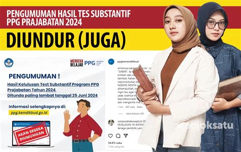 Pengumuman Hasil Tes Substantif PPG Prajabatan Juga DItunda