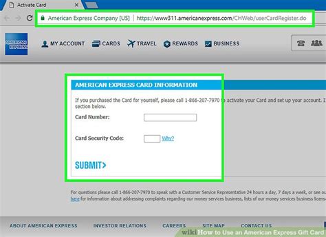 How To Use An American Express Gift Card 11 Steps With Pictures