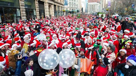 A Parade Of St Nicks Santacon Revelry Returning To Nyc And Li Newsday