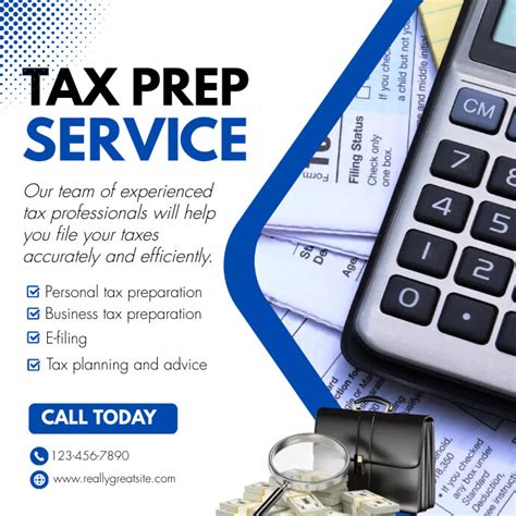 Tax Prep Services Template Postermywall