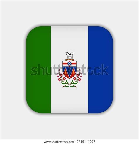 Yukon Flag Province Canada Vector Illustration Stock Vector Royalty