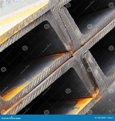 Interlocking Steel Beams Royalty Free Stock Photography Cartoondealer