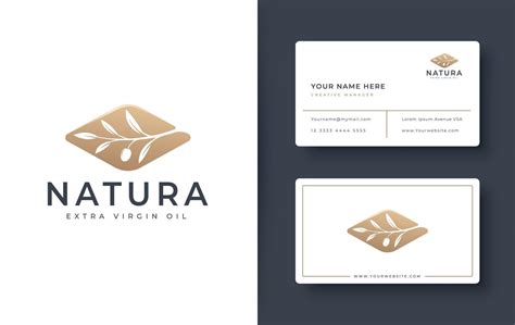 olive branch logo and business card design 3204761 Vector Art at Vecteezy