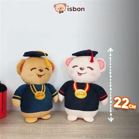 Jual Istana Boneka Beruang Wisuda Bear Graduation 9inch Std Boney