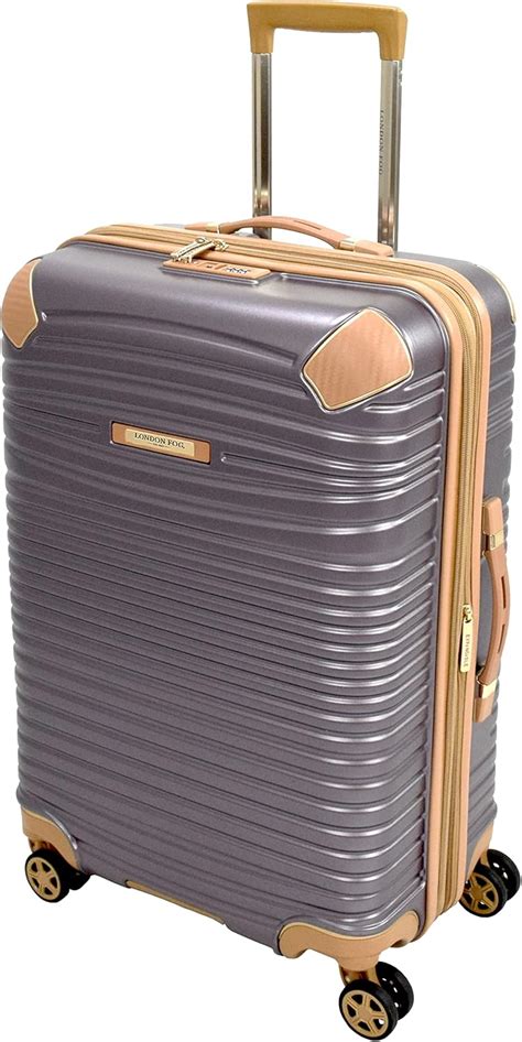 Amazon London Fog Chelsea Expandable Spinner Lilac Carry Ons