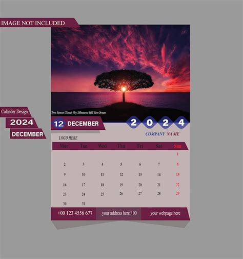 Premium Vector Calendar Design