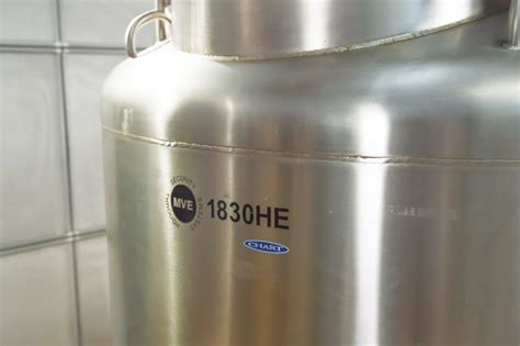 Chart Mve Cryopreservation Liquid Nitrogen Tank Model Mve 1830he F 2004 Pinnacle Medical Equipment