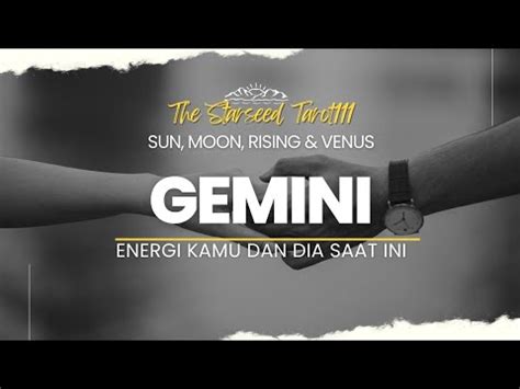 Gemini Dia Ingin Terhubung Dgmu Tapi Dia Juga Ragu Karena Kamu