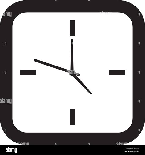 Time clock symbol Stock Vector Image & Art - Alamy