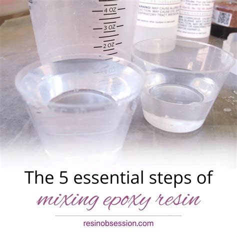 The 5 Steps To Have You Mixing Resin Like An Expert - Resin Obsession