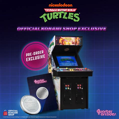 Exclusive • Tmnt Quarter Scale Arcade Cabinet