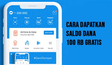 Trik Dapatkan Saldo DANA 100 Ribu Gratis 2024 Hari Ini