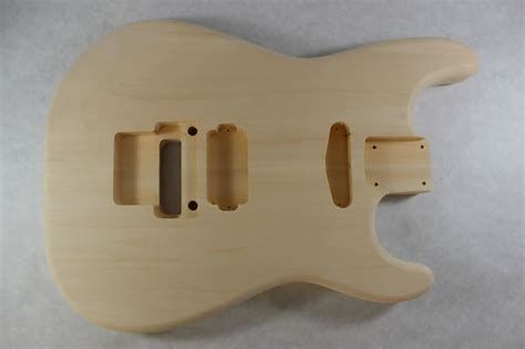 Unfinished Basswood Hxs Guitar Body Fits Fender Strat Reverb