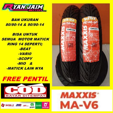 Jual Paket Ban Luar Maxxis Ma V Dan Tubeless Motor