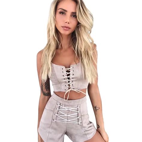 2018 New Women Clubwear Summer Bodycon Clothes Set Sleeveless Bandage