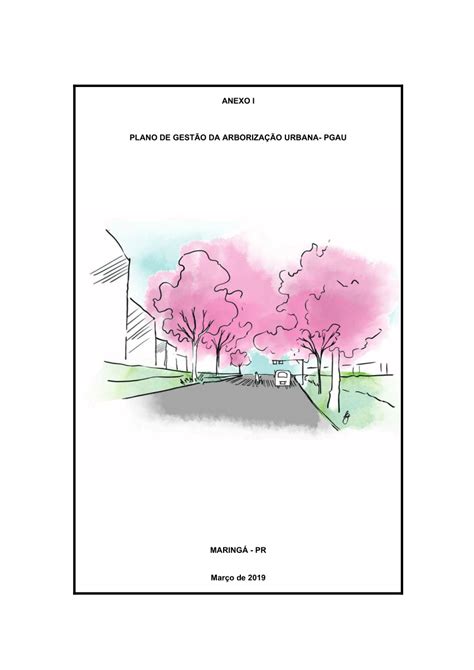 Pdf Plano De GestÃo Da ArborizaÇÃo Urbana Pgau MaringÁ Pr